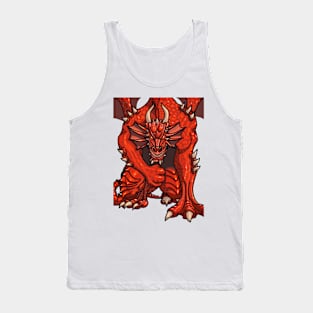 Red Dragon Tank Top